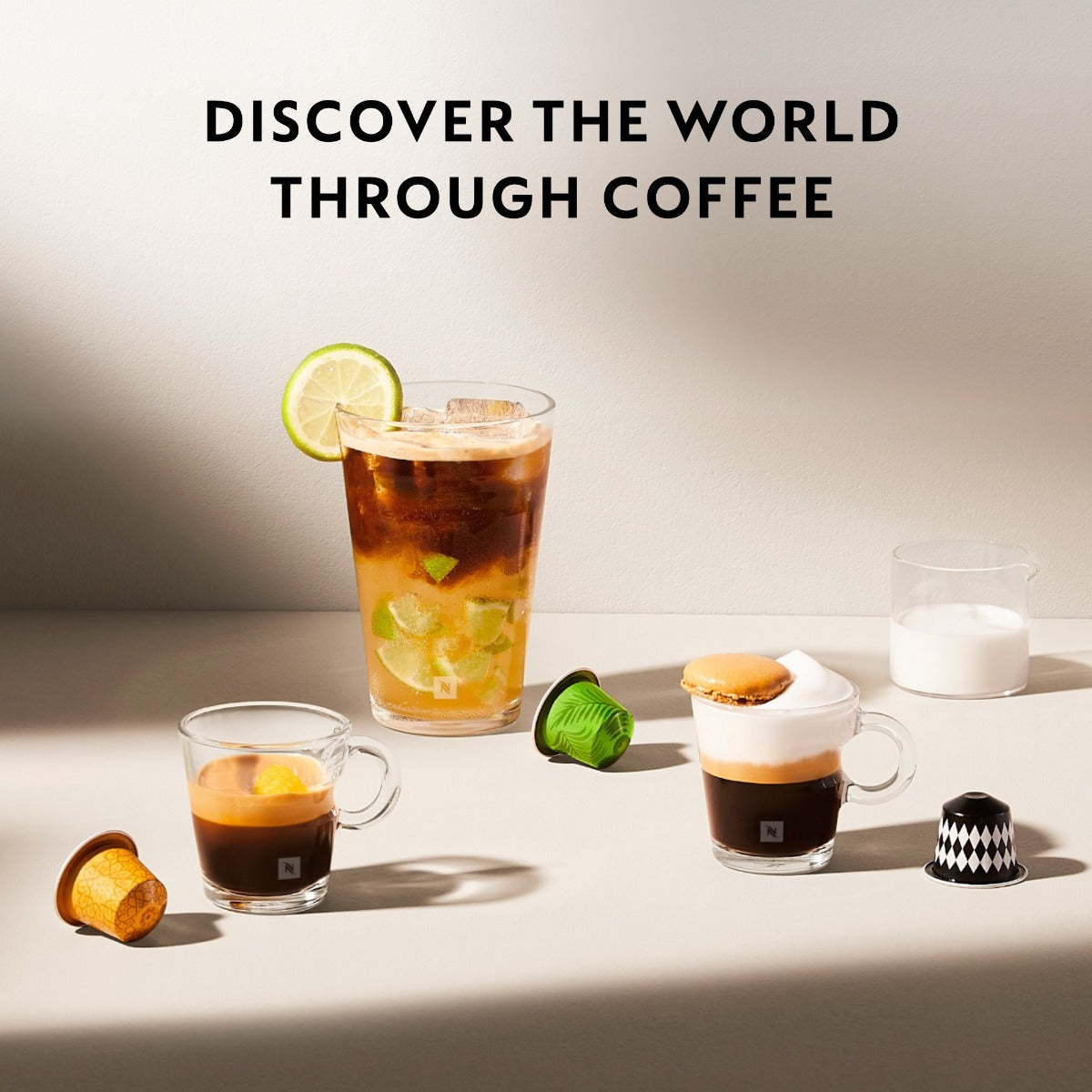 Nespresso Coffee Pods - World Explorations Stockholm Lungo - 1 sleeve (6g x 10 capsules)