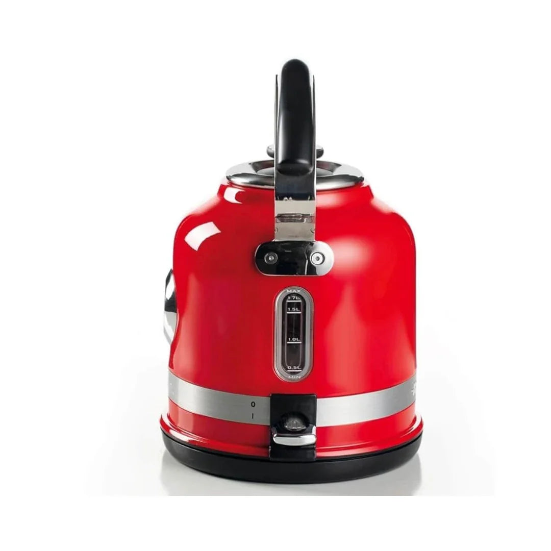 Ariette Kettle with Visible water & Thermometer - Red