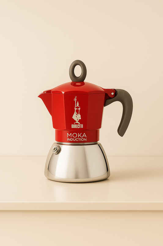 Bialetti Moka Induction 2 cup Rossa, 6942
