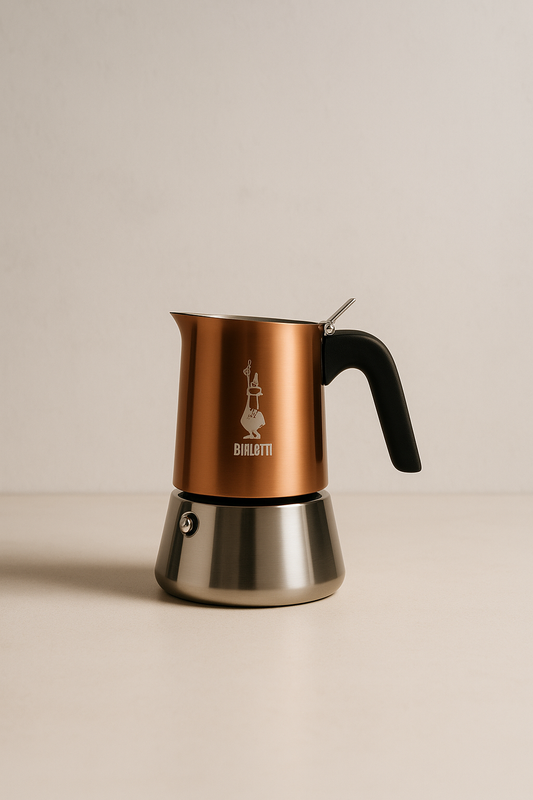 Bialetti Venus Rame Stainless Steel Stovetop 2 Cup Espresso Coffee Maker