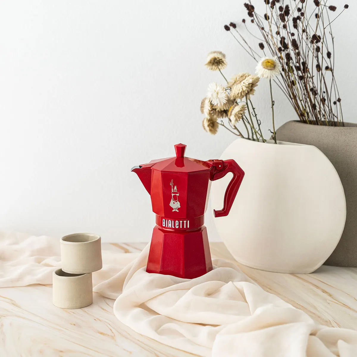 Bialetti Moka Exclusive Red 3 Cups - 9055