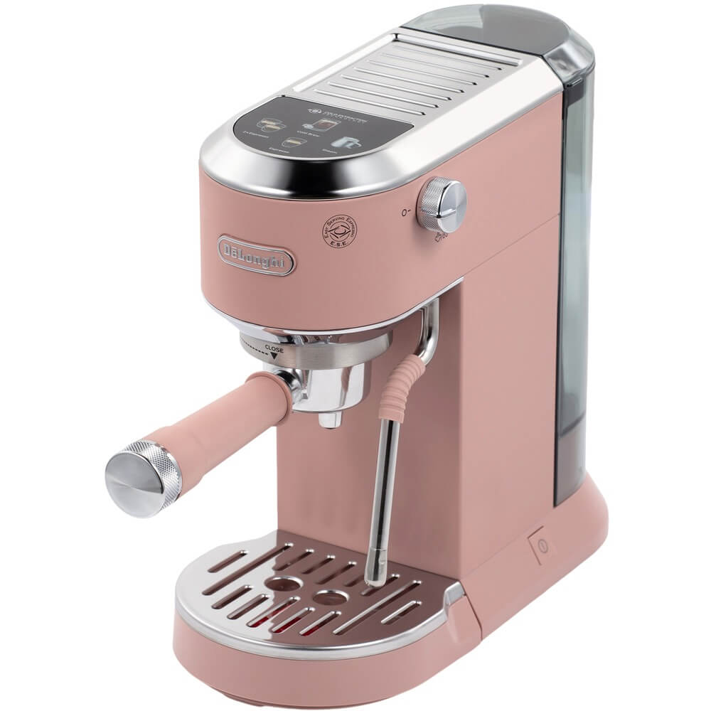 Delonghi Dedica Duo Espresso Machine with Cold Brew EC890. 3 Colours White, Silver, Pink