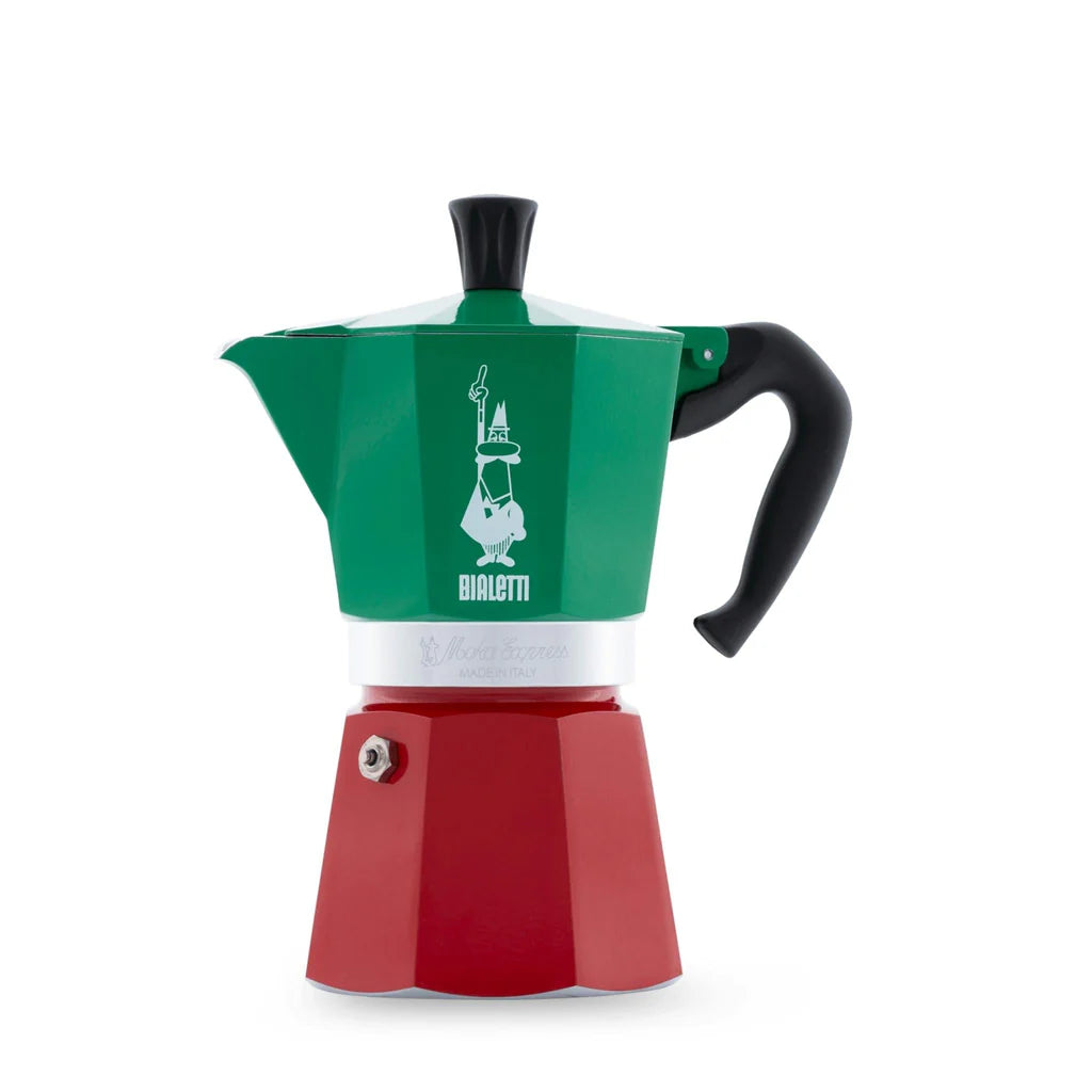 Bialetti Moka Express Tricolor Espresso Maker 5322