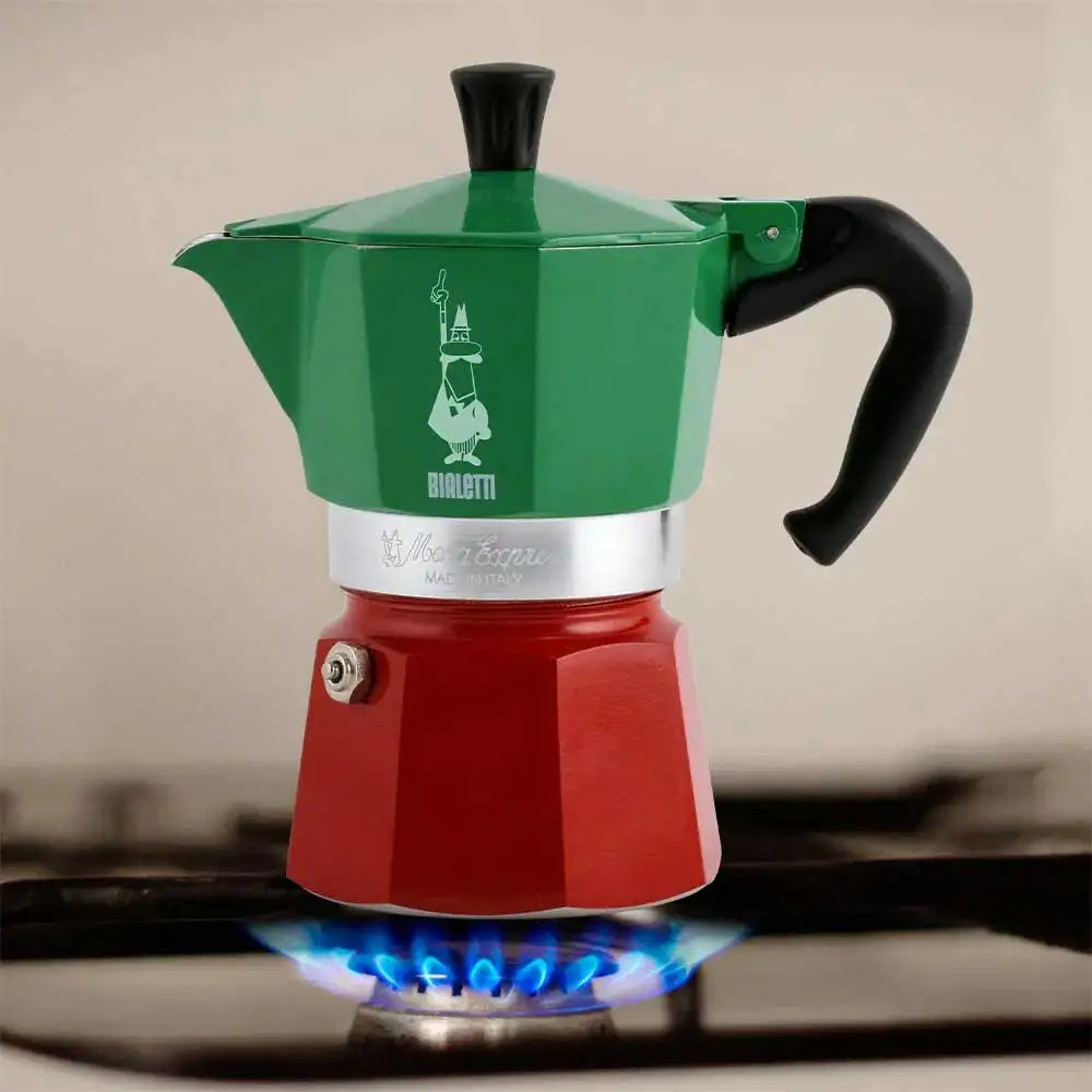 Bialetti Moka Express Tricolor Espresso Maker 5322